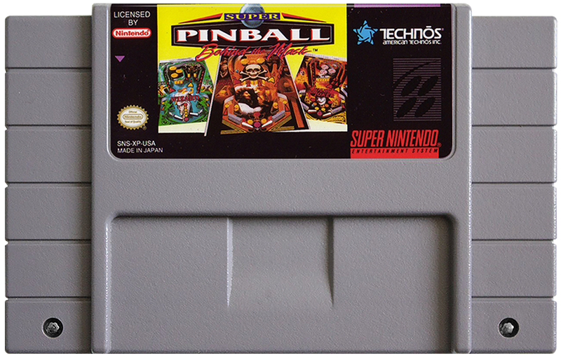 Super Pinball Behind The Mask Super Nintendo