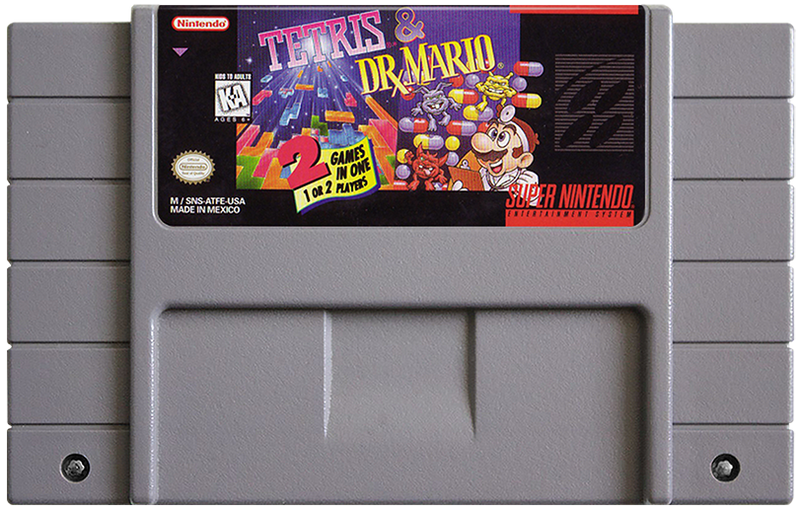 Tetris And Dr. Mario Super Nintendo