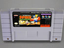 Super Nintendo Entertainment System game cartridge with 'Spike' game cover