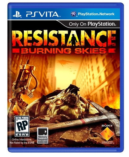 Resistance Burning Skies Playstation Vita