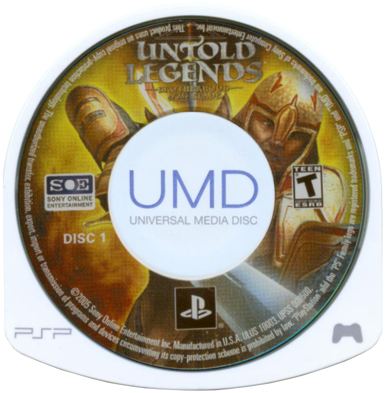 Untold Legends Brotherhood of the Blade PSP