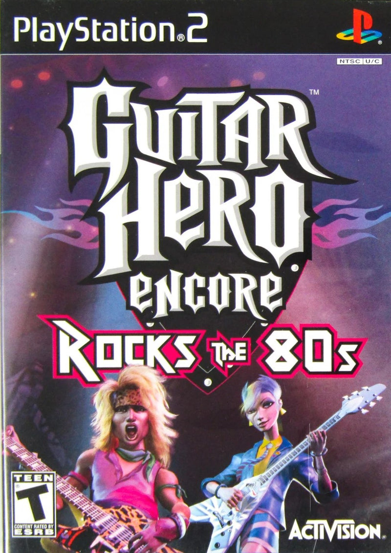 Guitar Hero Encore Rocks the 80's Playstation 2