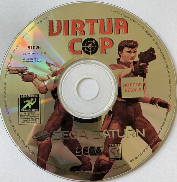 Virtua Cop Sega Saturn