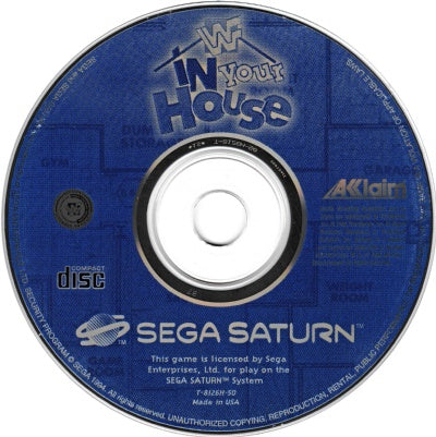 WWF In Your House Sega Saturn