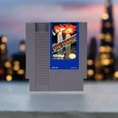 Nintendo Entertainment System game cartridge with 'Die Hard' cover art on a light purple background
