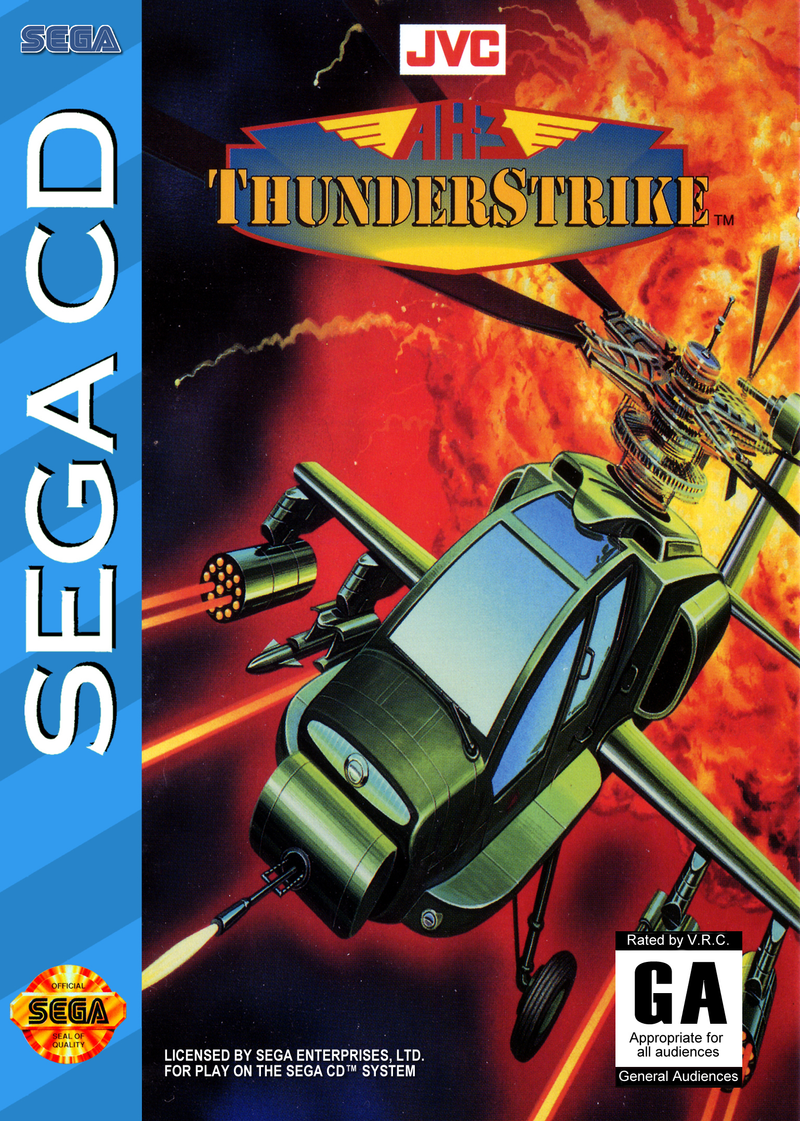 AH-3 Thunderstrike Sega CD