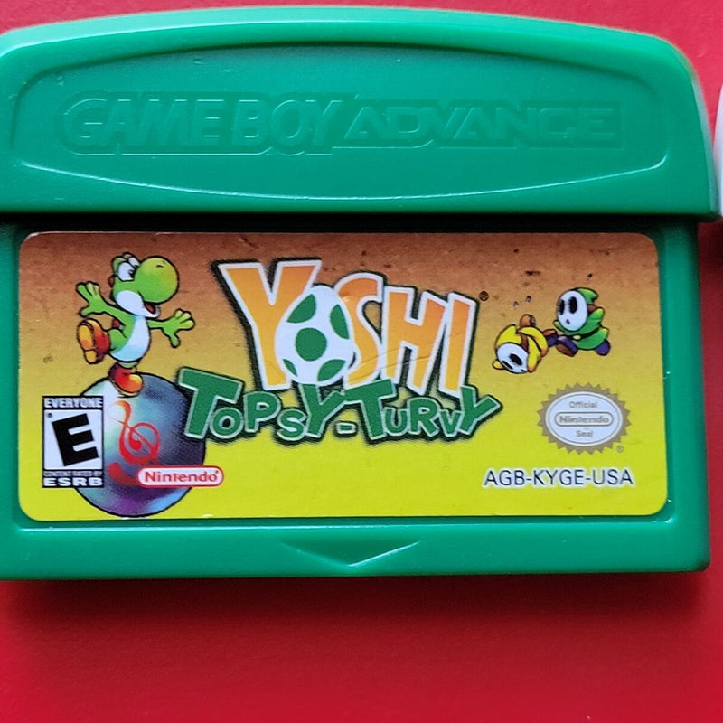 Yoshi Topsy Turvy GameBoy Advance