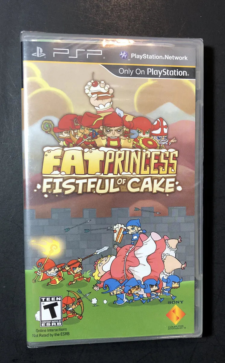 Jeu Vidéo Fat Princess Fistful of Cake Sony Playstation Portable PSP Essentials Jeu Vidéo Fat Princess Fistful of Cake Sony Playstation Portable PSP Essentials