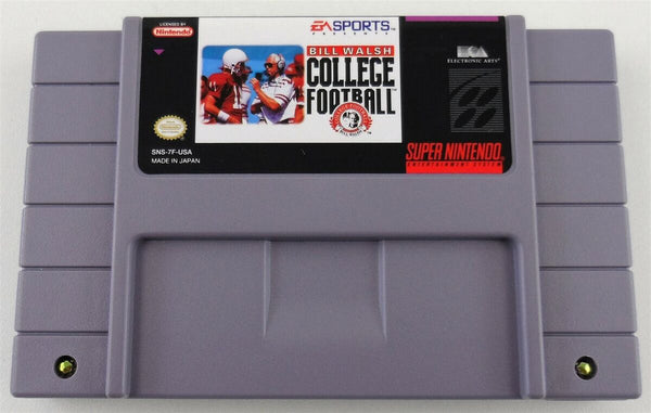 Bill Walsh College Football Super Nintendo