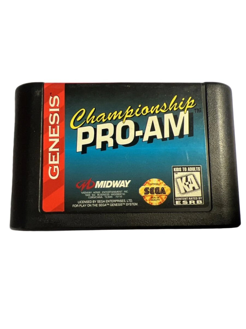 Championship Pro-AM Sega Genesis