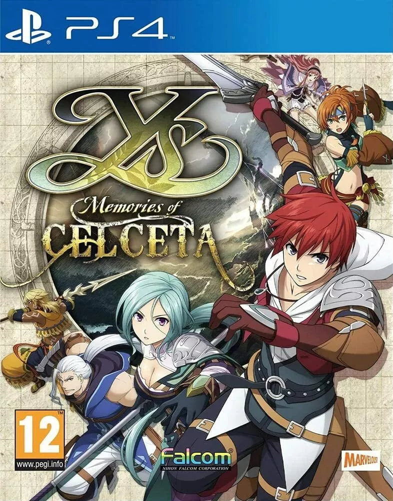 Ys: Memories Of Celceta PAL Playstation 4