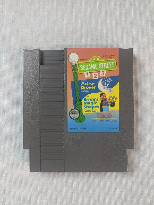 Sesame Street 123 NES