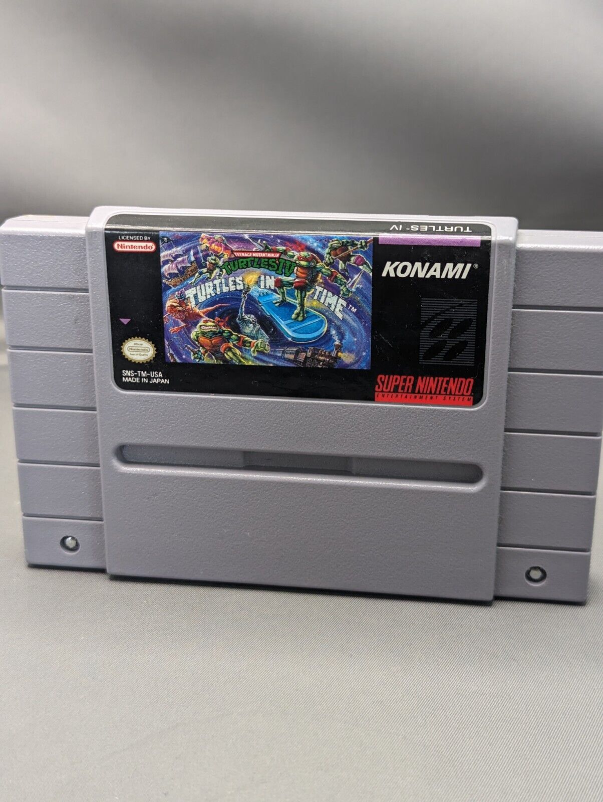 Teenage Mutant Ninja Turtles IV Turtles In Time Super Nintendo