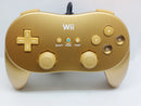 Gold Wii Classic Controller Pro Wii