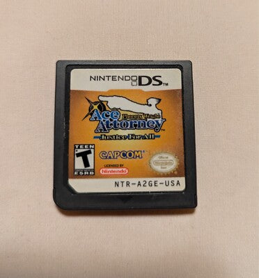 Phoenix Wright: Ace Attorney Justice For All Nintendo DS