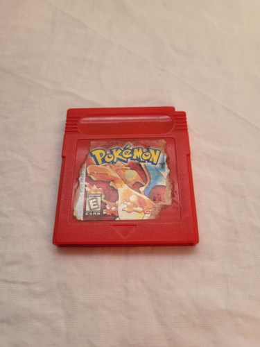 Red Shell Gameboy Pokemon Pokemon Red GameBoy Genuine