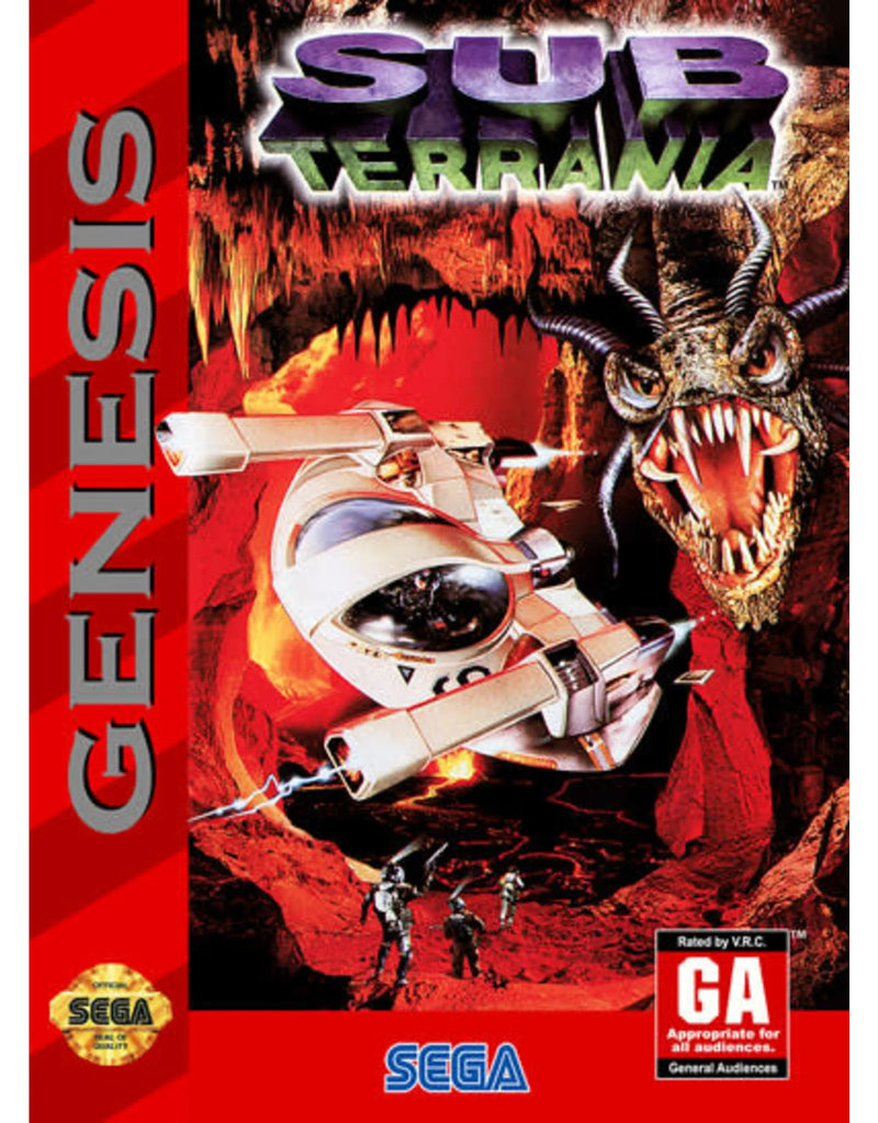 Sub Terrania Sega Genesis