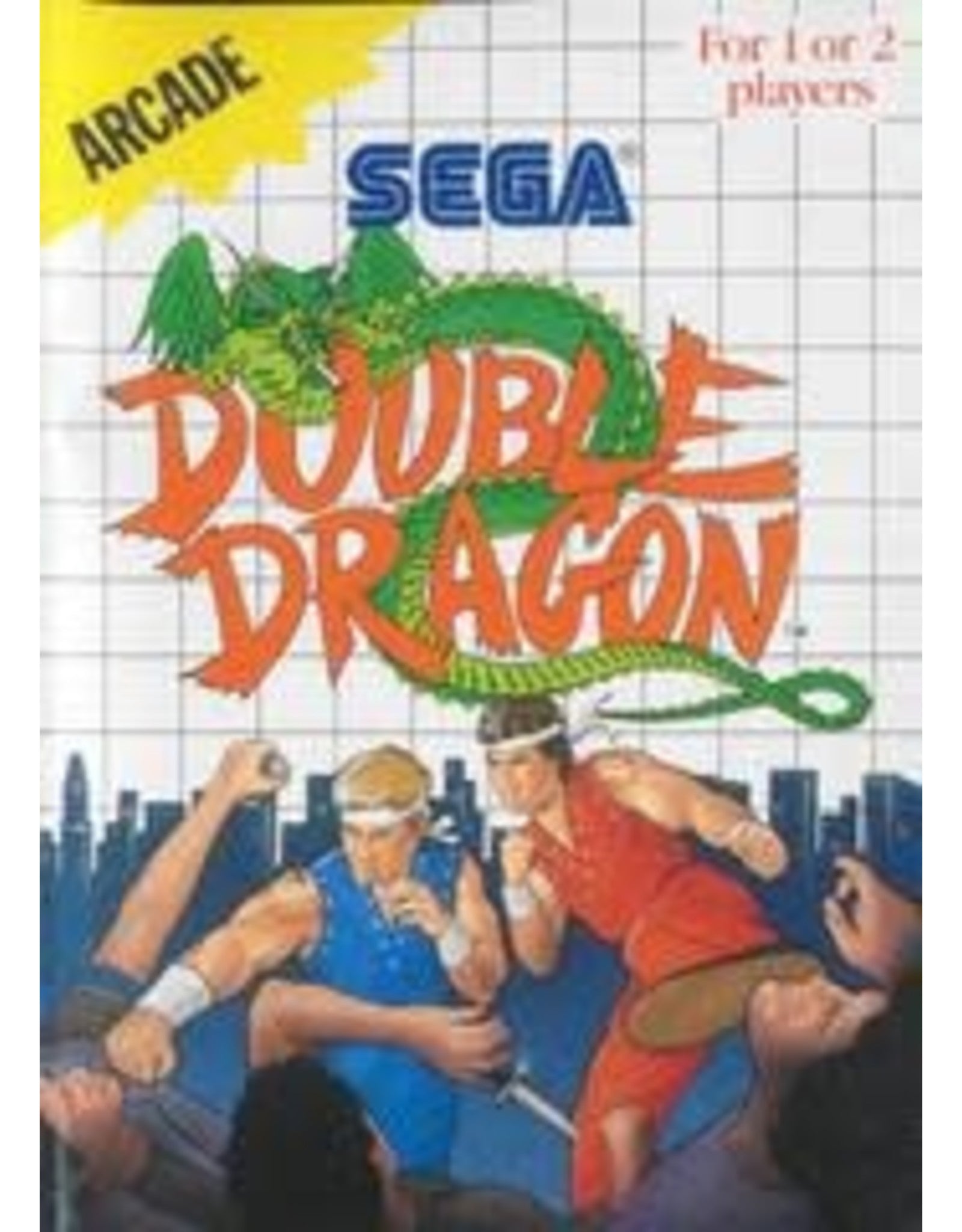 Double Dragon Complet Pal Fr Tbe - Master System • EUR 80,00