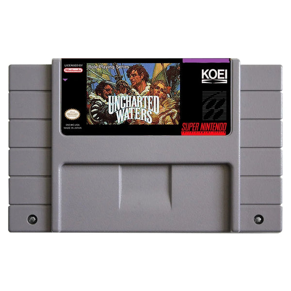Uncharted Waters Super Nintendo   Genuine Cartridge