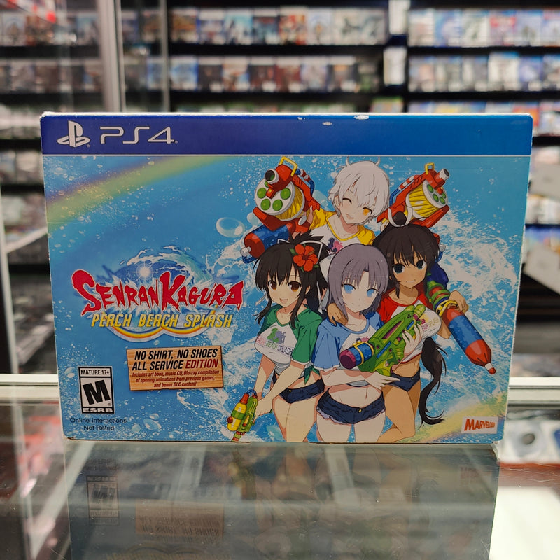 Senran Kagura Peach Beach Splash Collector Edition Playstation 4