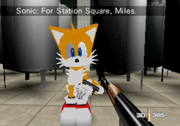 GoldenEye with Sonic characters