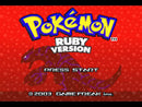 Pokemon Ruby GameBoy Advance