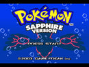 Pokemon Sapphire GameBoy Advance